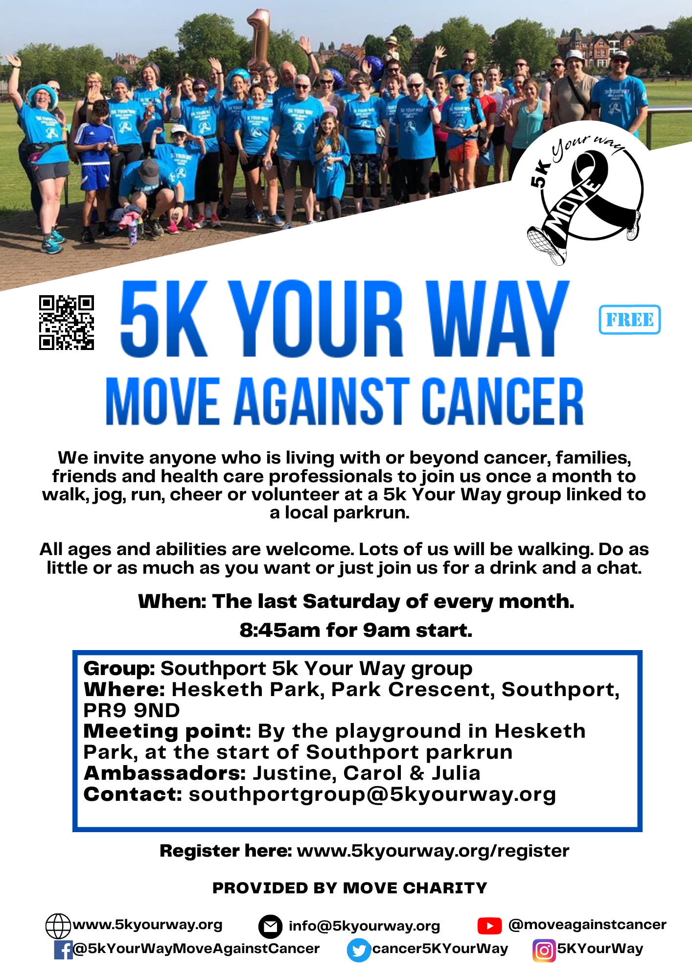 5K Your Way, Move Against Cancer